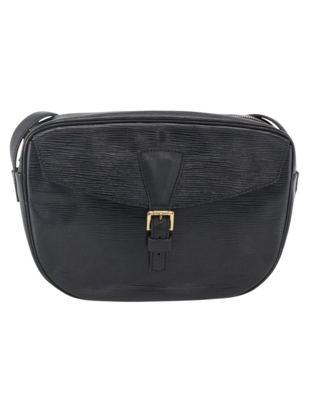 Authentic LOUIS VUITTON Epi Jeune Fille MM Shoulder Bag Black M52152 LV - Picture 5 of 16
